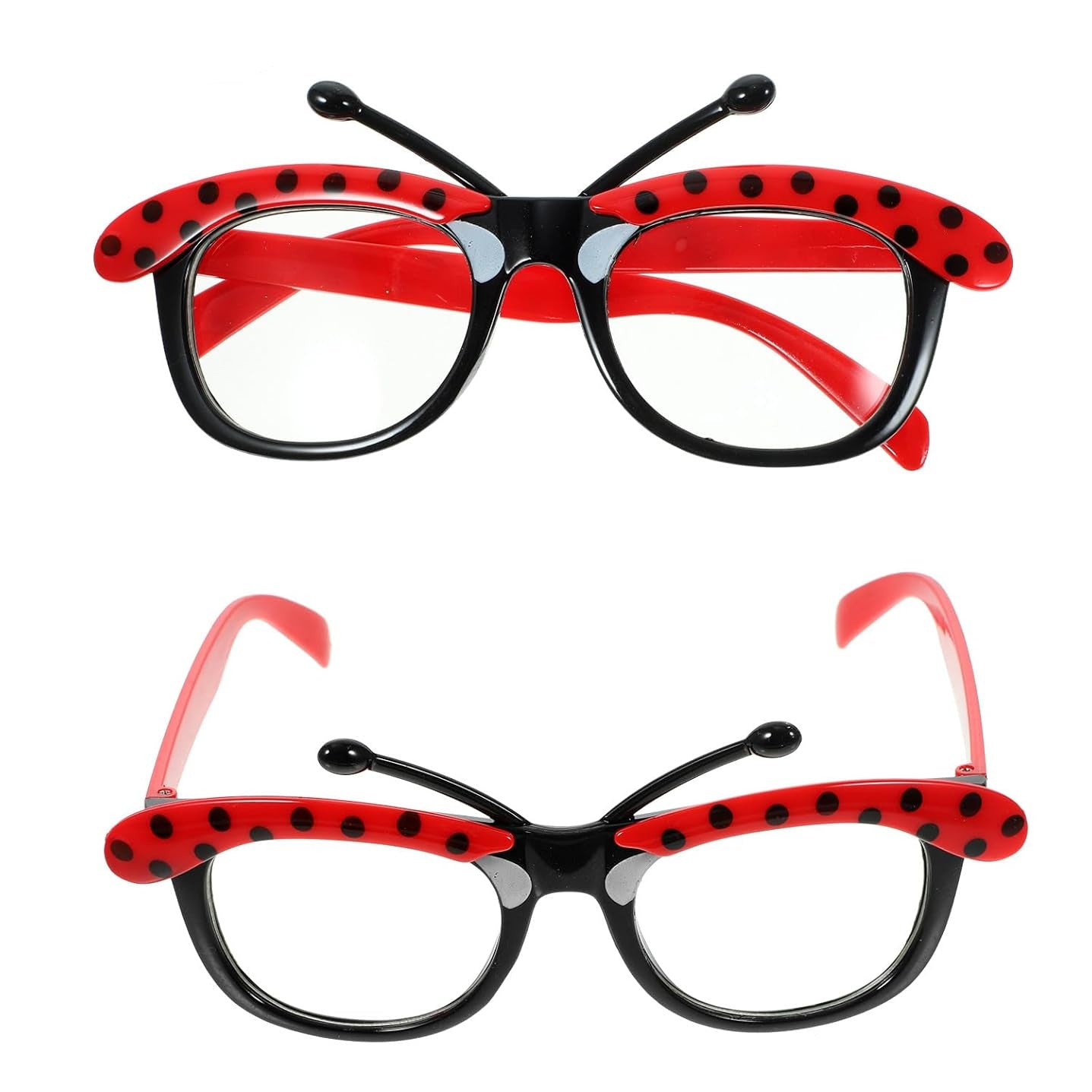 Amosfun Colorful Ladybug Cartoon Party Sunglasses for Kids